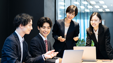 technician working in the data center